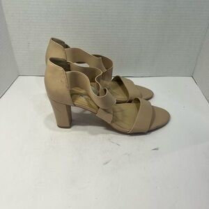 Andrew Geller Beige Strappy Heels